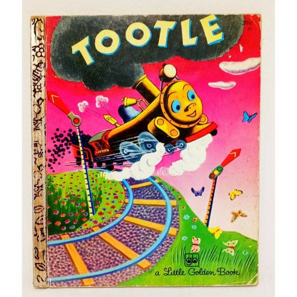 Tootle Train Hardcover Little Golden Book  1973 St - Picture 1 of 10